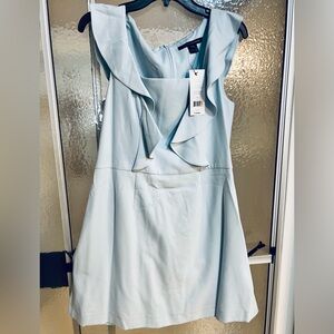 Light Blue Ruffle Dress